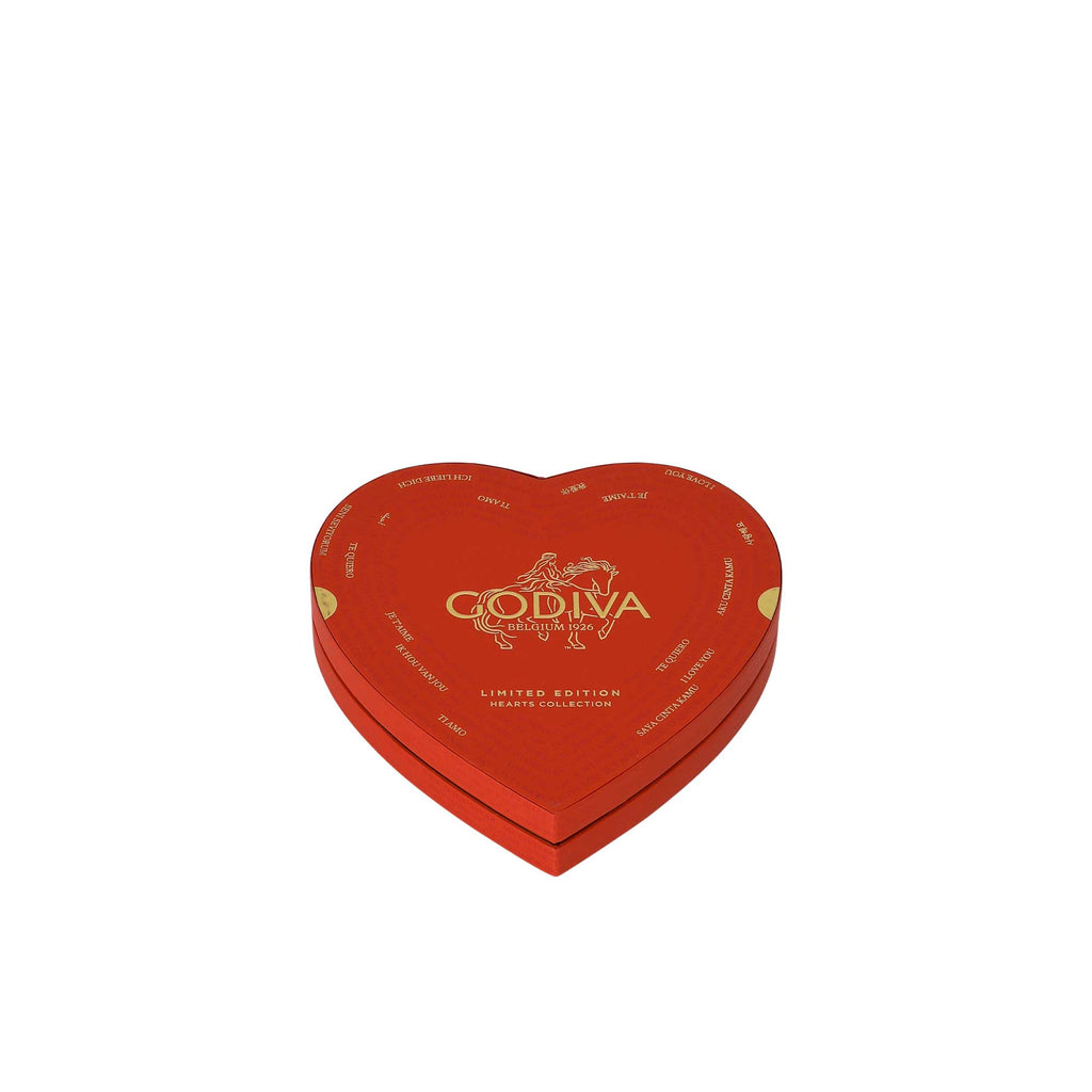 9PC HEART SHAPED BOX - with chocolates