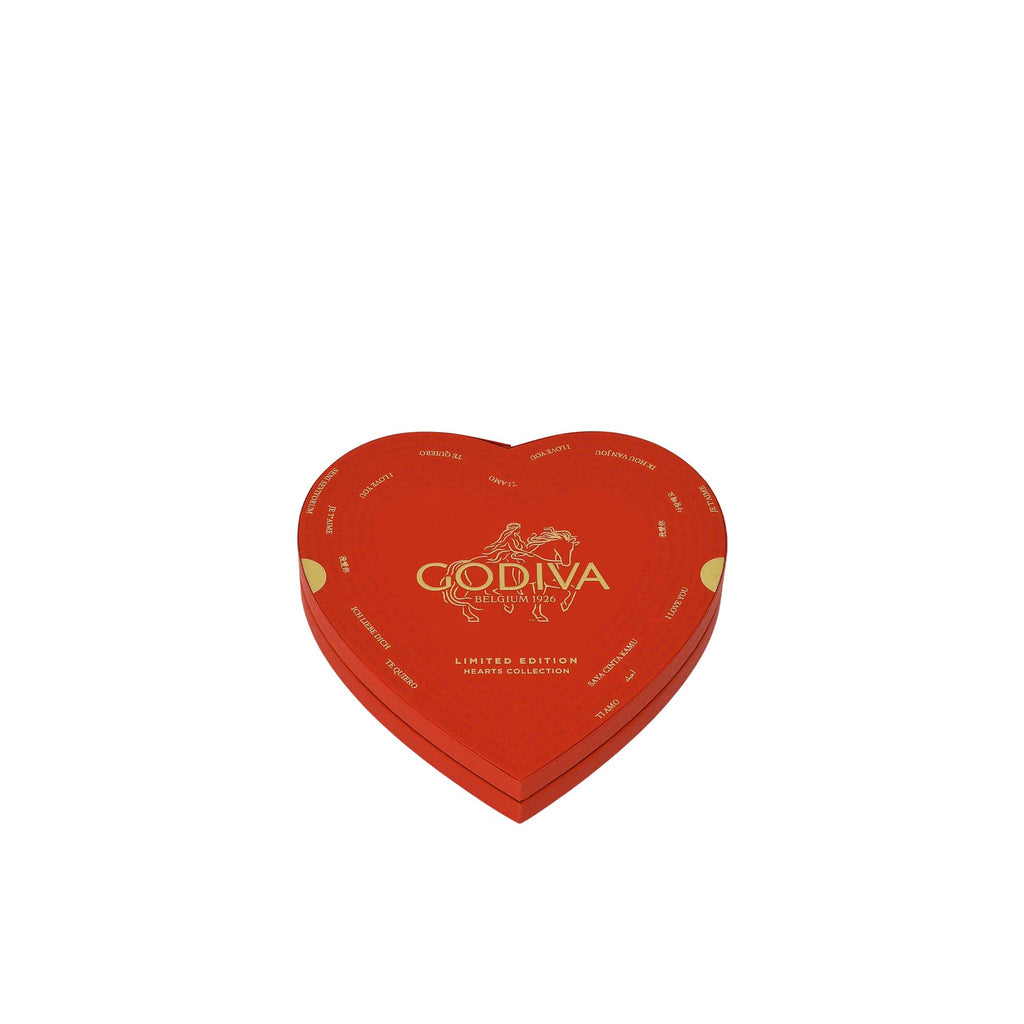 14PC HEART SHAPED BOX - with chocolates