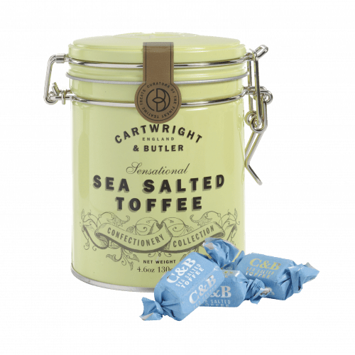 C&B Sea Salted Toffees in Tin 130g