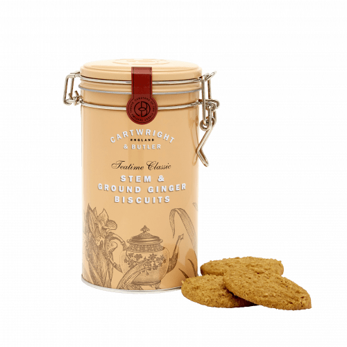C&B Stem Ginger Biscuits in Tin 200g