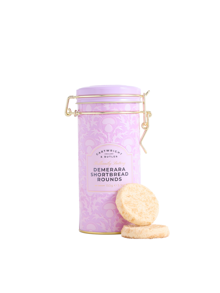 C&B Demerara Shortbread Rounds in Tin
