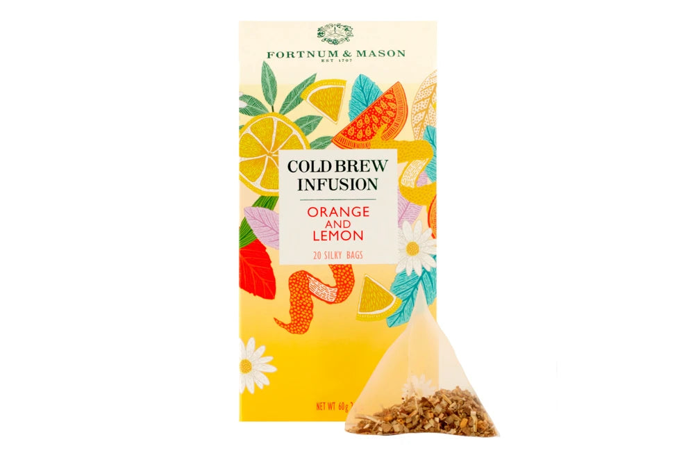 Fortnum Mason Orange Lemon Cold Brew Infusion, 20 Silky Tea