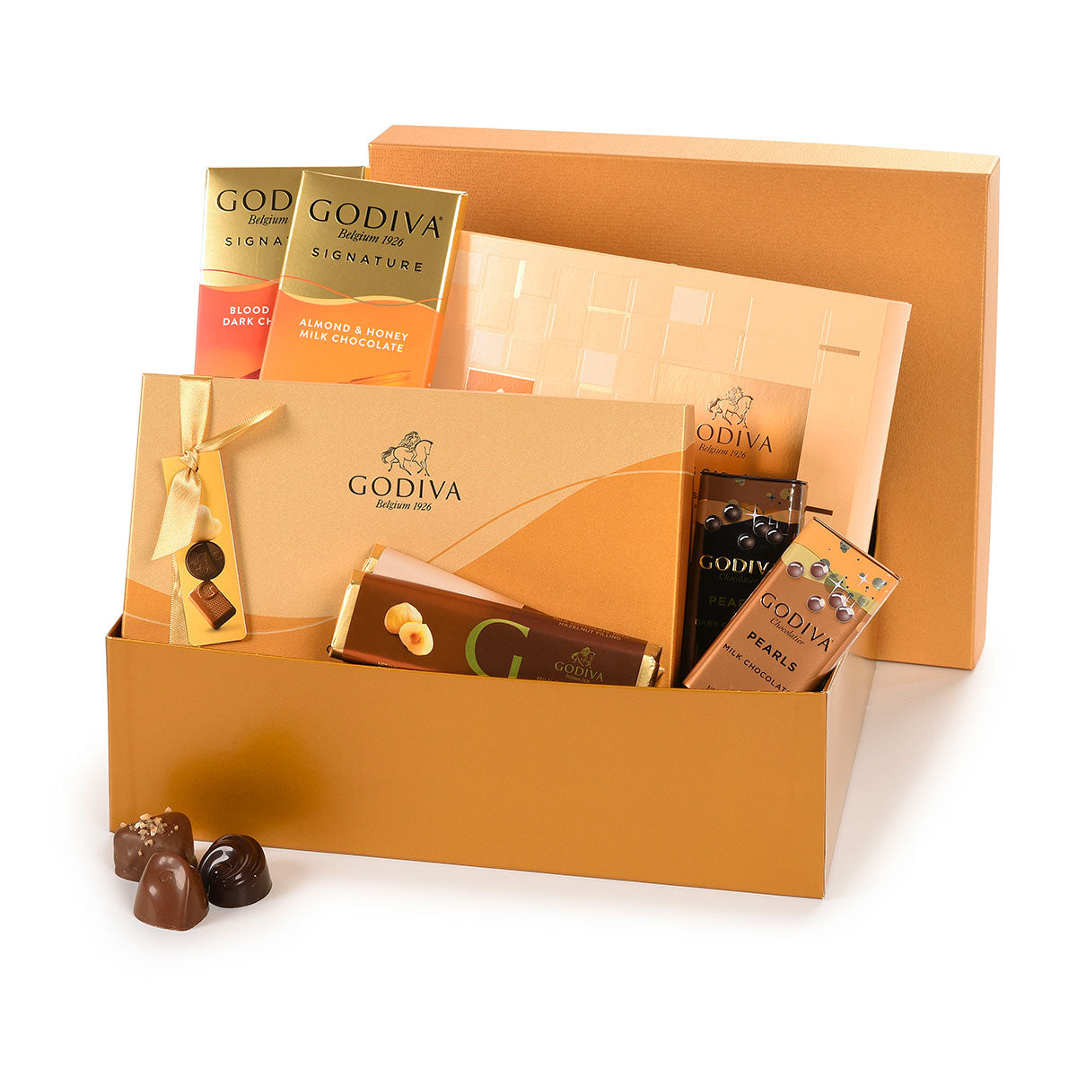 غوديفا Pure Blah Cholate Gift Basket – GoldGourmet