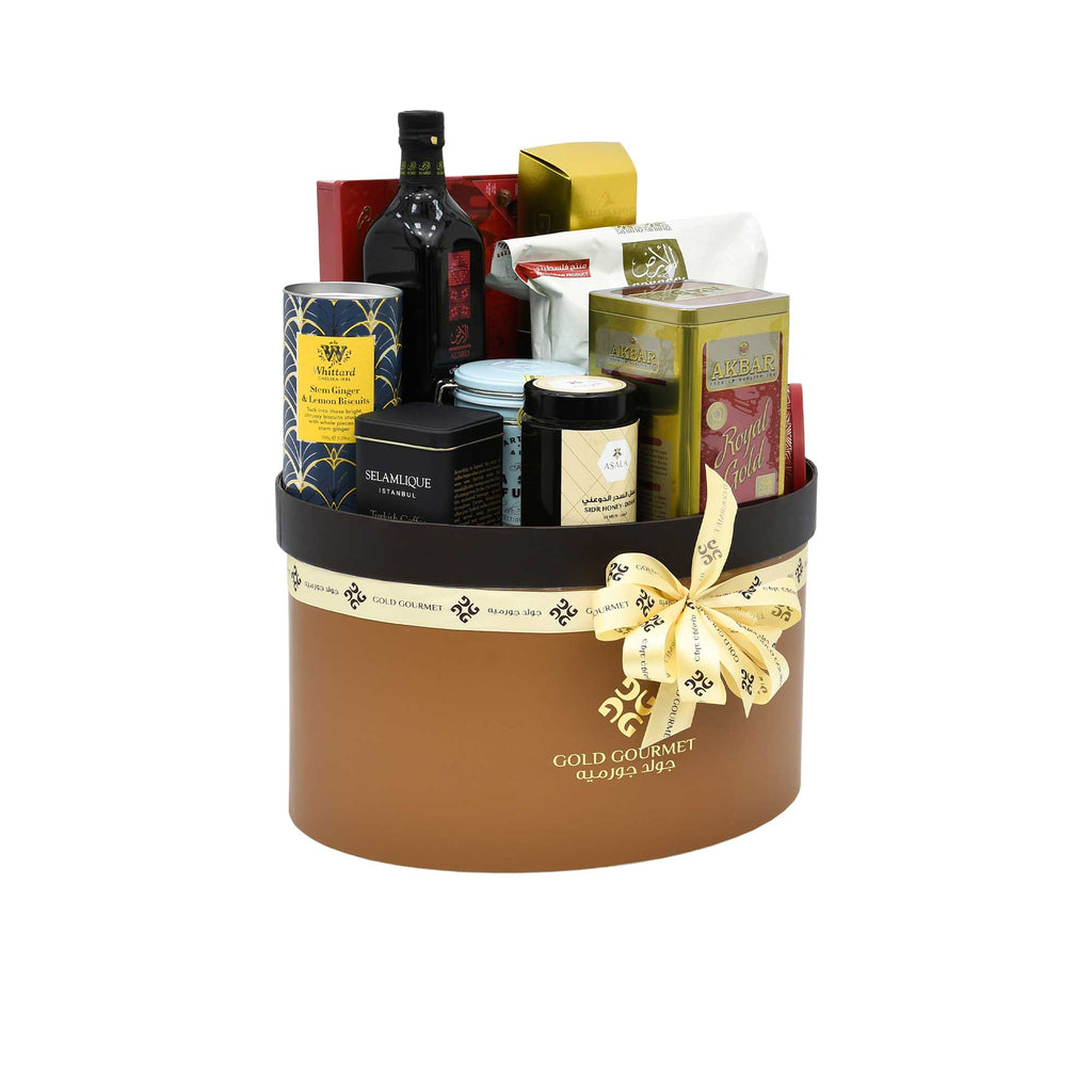 Gold Gourmet Hamper Medium Gift Sets