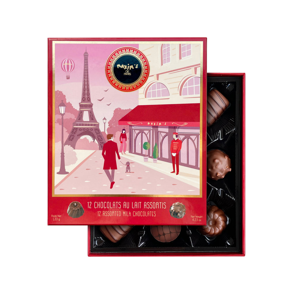 Milk Chococlates Assorted 12pcs 120g