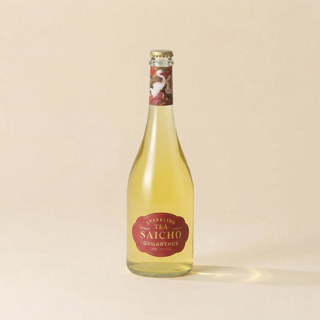 Saicho Osmanthus Sparkling Oolong Tea 750ml