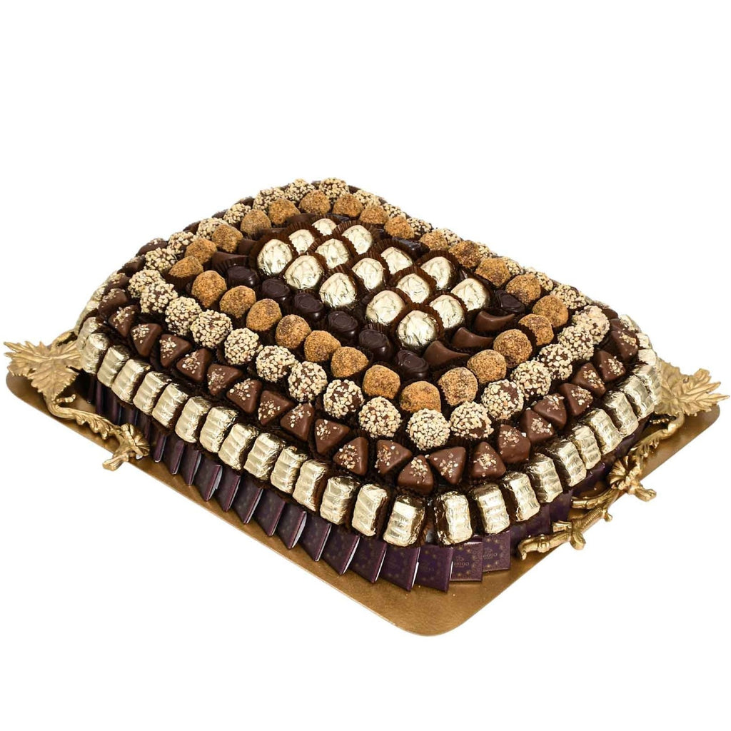 Godiva Assorted Chocolates In Gold Tray 4kgs