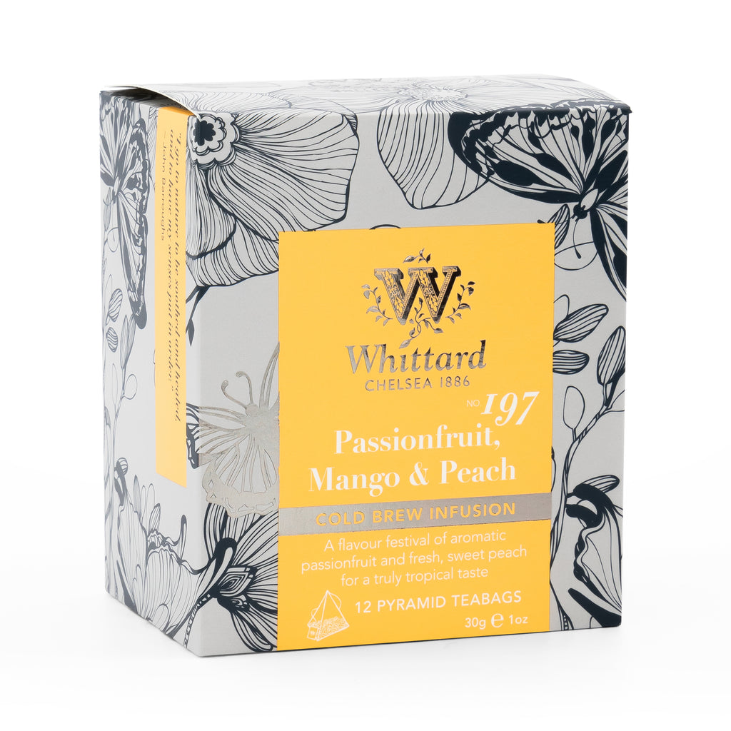 Whittard - Cold Brew Passionfruit Mango & Peach Infusion Pyramid Teabags