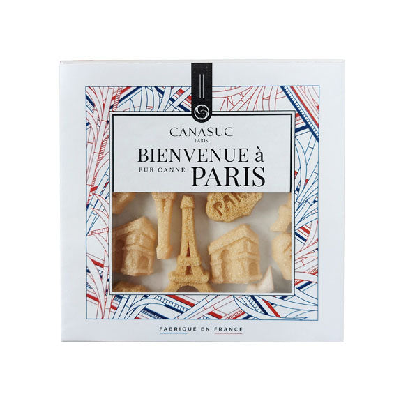 Window box "Paris" amber 3D sugars : Eiffel Tower Arc de Triomphe and Paris