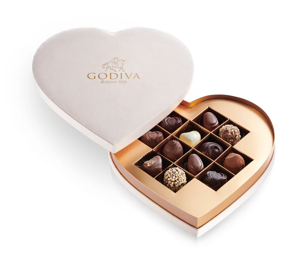 Godiva Velvet Heart 12 pieces Chocolates