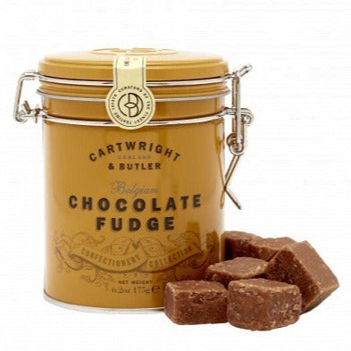C&B Belgian Chocolate Fudge in Tin