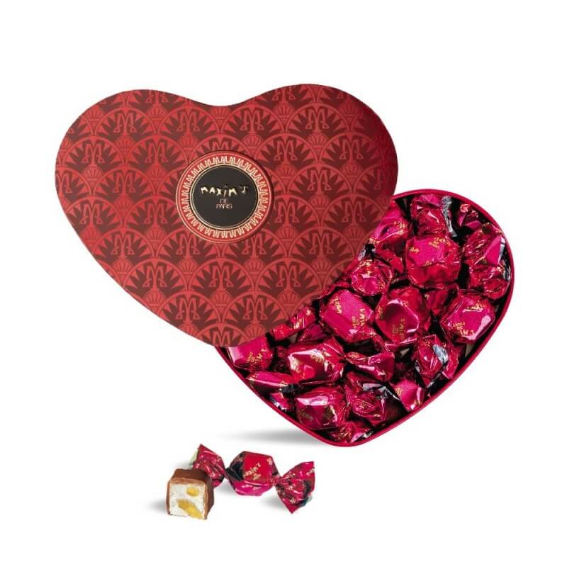 Maxim's Chocolates in Red Heart Tin 90g