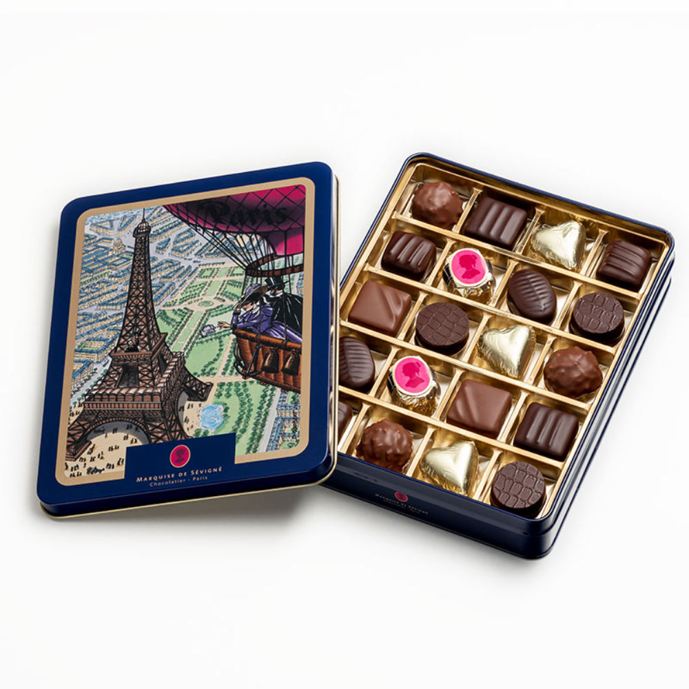 Eiffel Tower Assorted Chocolate Tin 210G