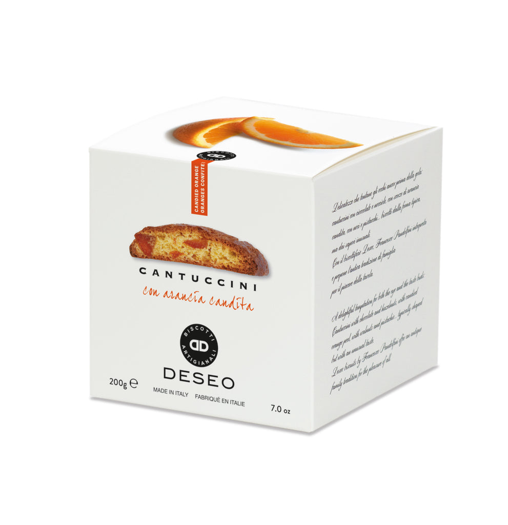 Deseo Cantuccini Candied Orange 200g