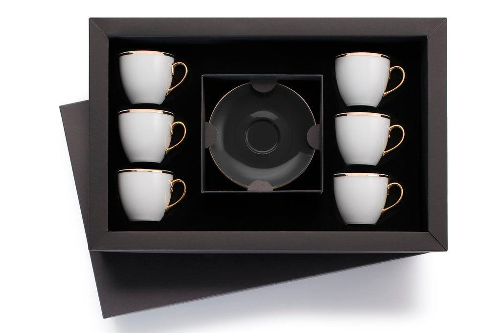 Selamlique Set of 6 cups Black